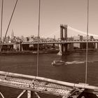 Vue sur le Brooklyn and l'empire state