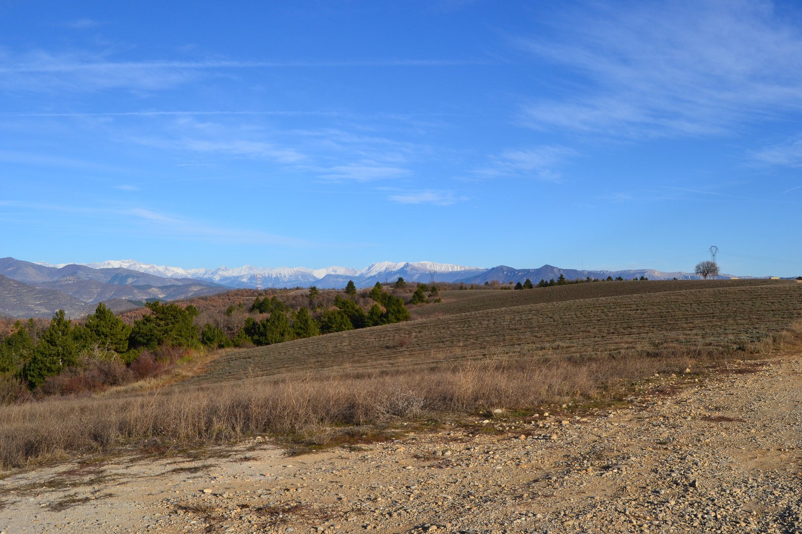 Vue sur le Cheval Blanc (Digne les Bains)