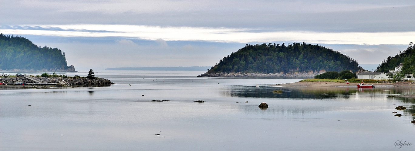 Vue sur le fleuve (août 2015)