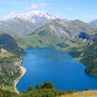 Vue sur le lac de Roselend