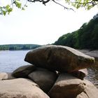 vue sur le lac du lampy