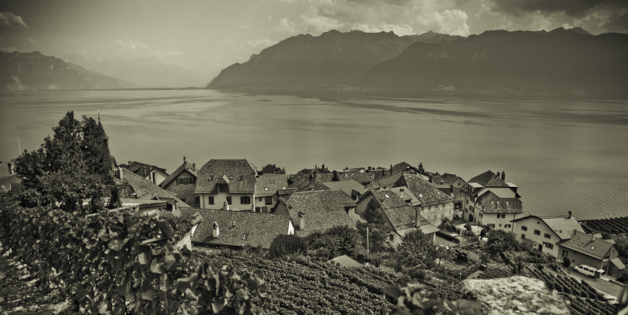 Vue sur le lac Léman