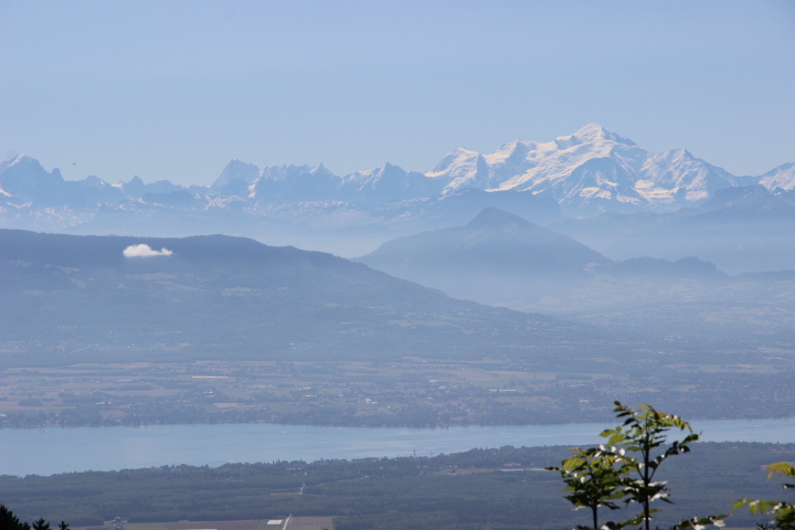 Vue sur le Mont Blanc