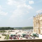vue sur le parc du chateau de Versailles