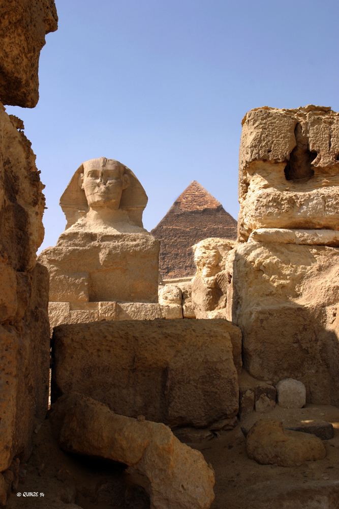 Vue sur le sphinx