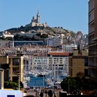 Vue sur le Vieux-port et la Bonne Mère