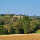 Vue sur le village de Blaziert au printemps