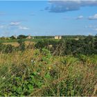 Vue sur le village de Fargues avec son Château à droite