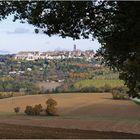 Vue sur Lectoure en automne