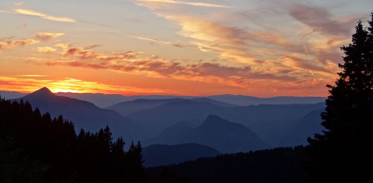 vue sur les alpes