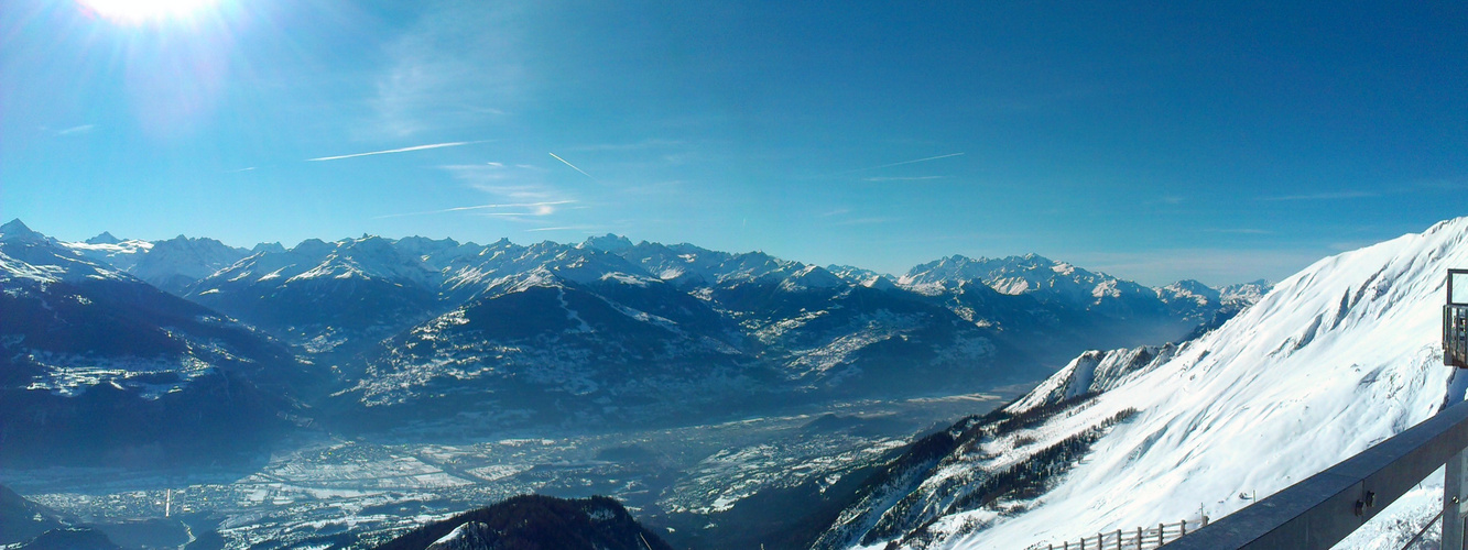 vue sur les Alpes