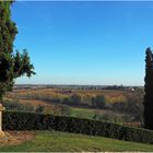 Vue sur les collines gersoises à partir du village de Terraube