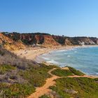 Vue sur les plages de Barranco et Falésia