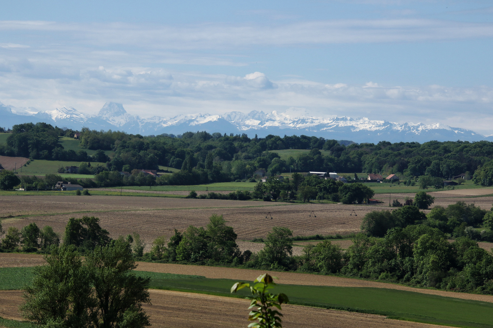 vue sur les Pyrénées !