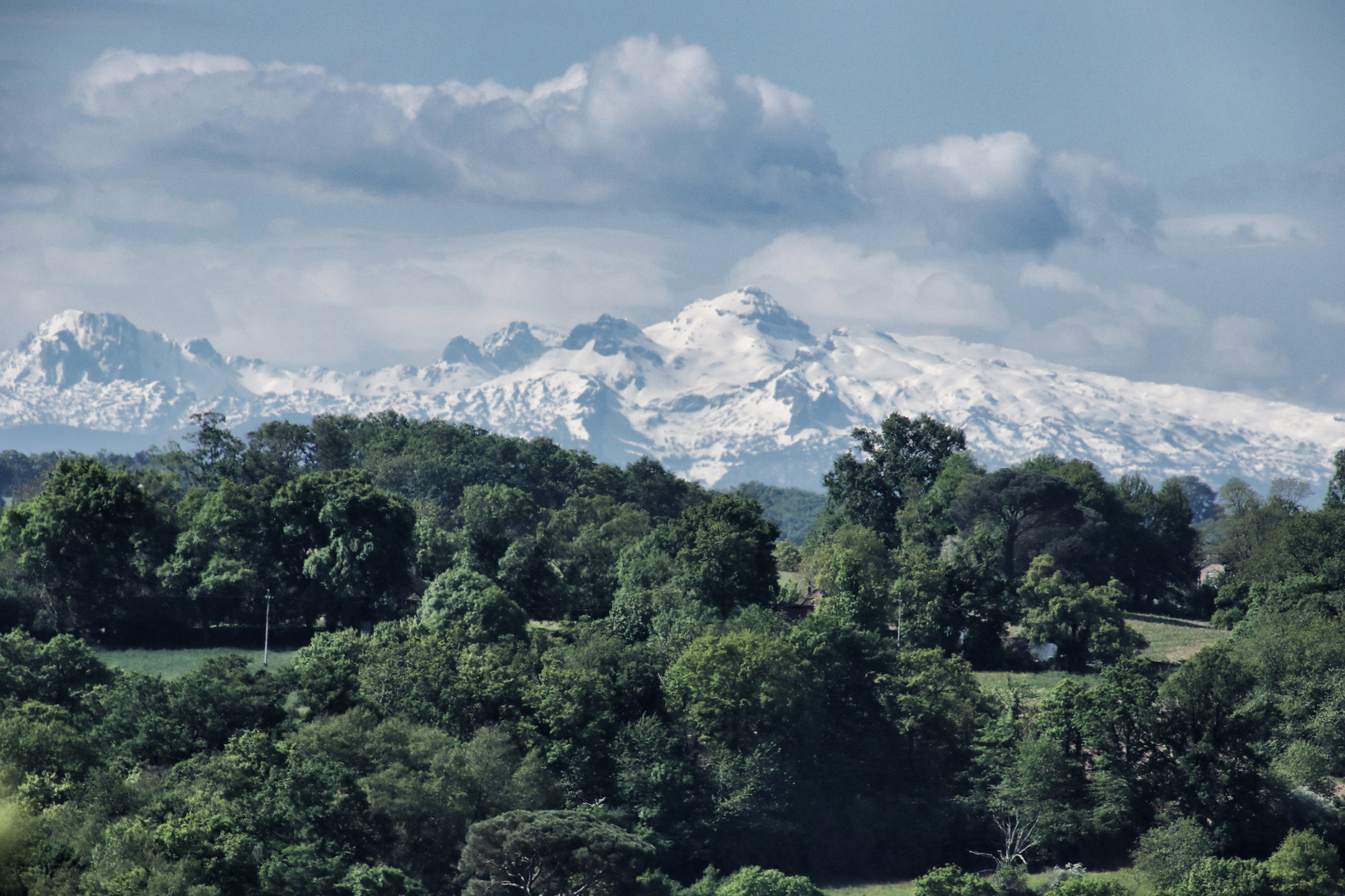 Vue sur les Pyrénnées !