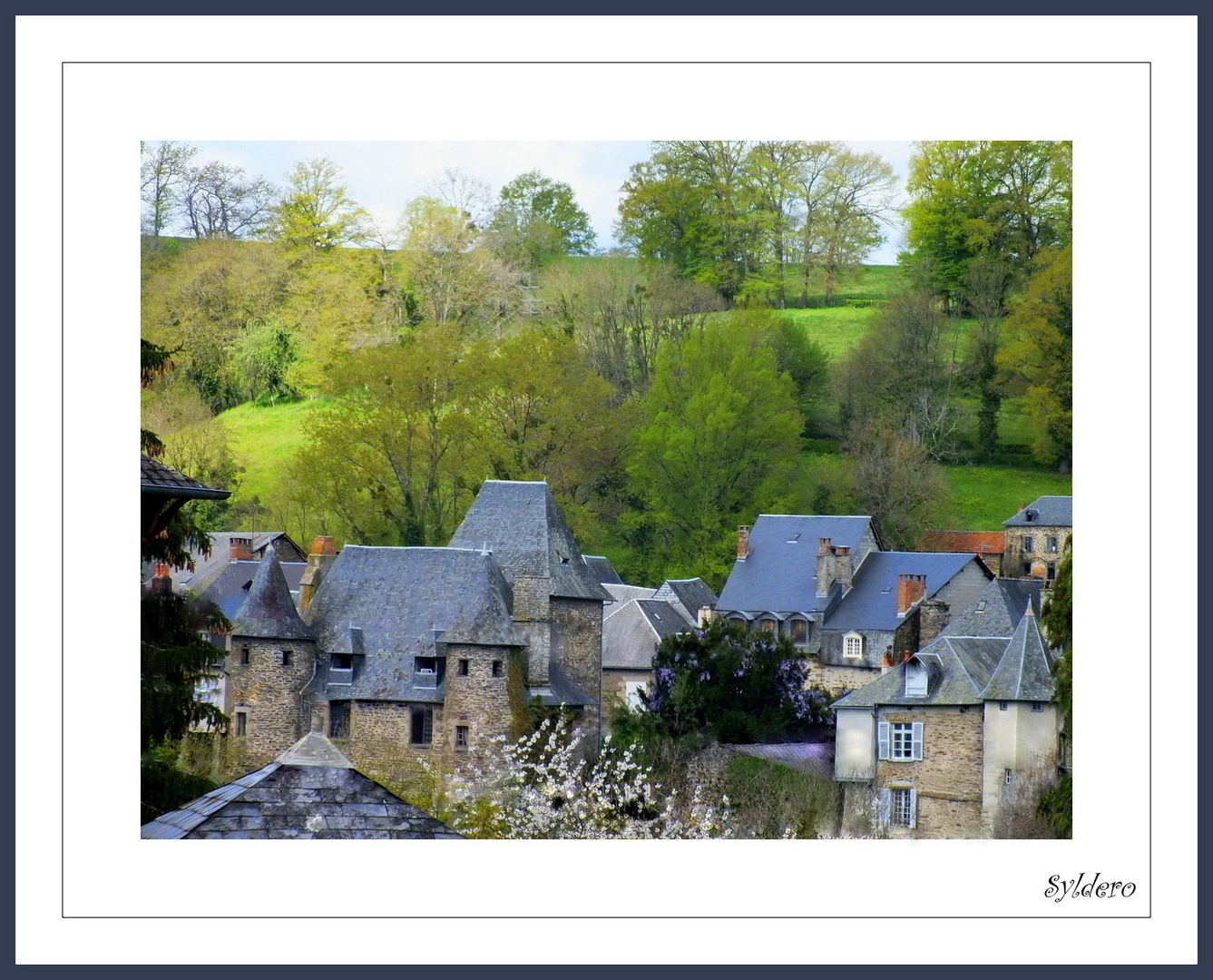 Vue sur les toits d'Uzerche