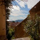 Vue sur mer à Bormes les Mimosas.