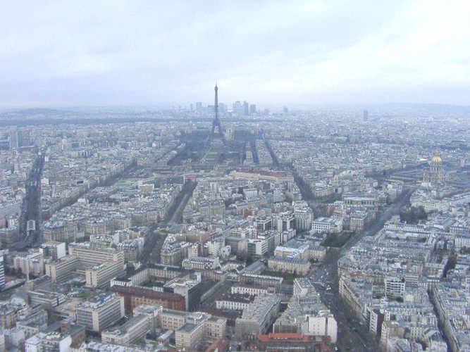 Vue sur Paris de la tour Montparnasse