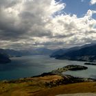 Vue sur Queenstown dans l'île du sud de la Nouvelle -Zélande