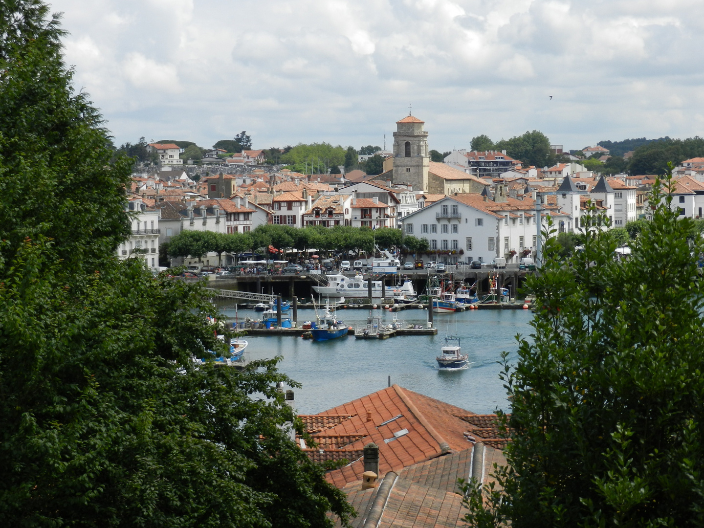 vue sur saint jean de luz........