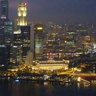 VUE SUR SINGAPOUR DE LA TERRASSE DU BAY SAND