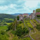 Vue un peu plus étendue de Château -Chalon