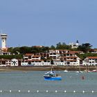 Vue vers Ciboure à partir de la plage de St-Jean-de –Luz