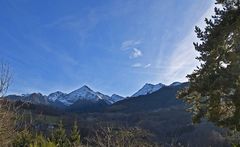 Vue vers le sud à partir de la route du Col d’Azet -- 12/2015