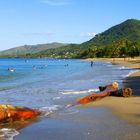 Vue vers le sud-est de la plage de Poindimié - Blick nach Südosten am Poindimié Strand