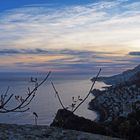 Vue vers l’ouest (Monaco) à partir du Château de Roquebrune