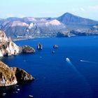 Vulcano e Vulcanello visti da Lipari