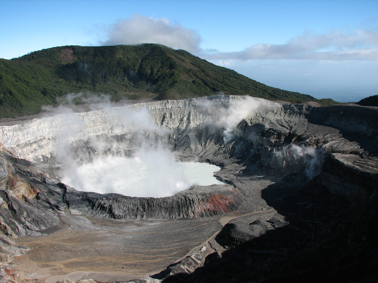 Vulcano Poas en Costa Rica