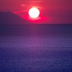 Vulcano Stromboli al Tramonto.