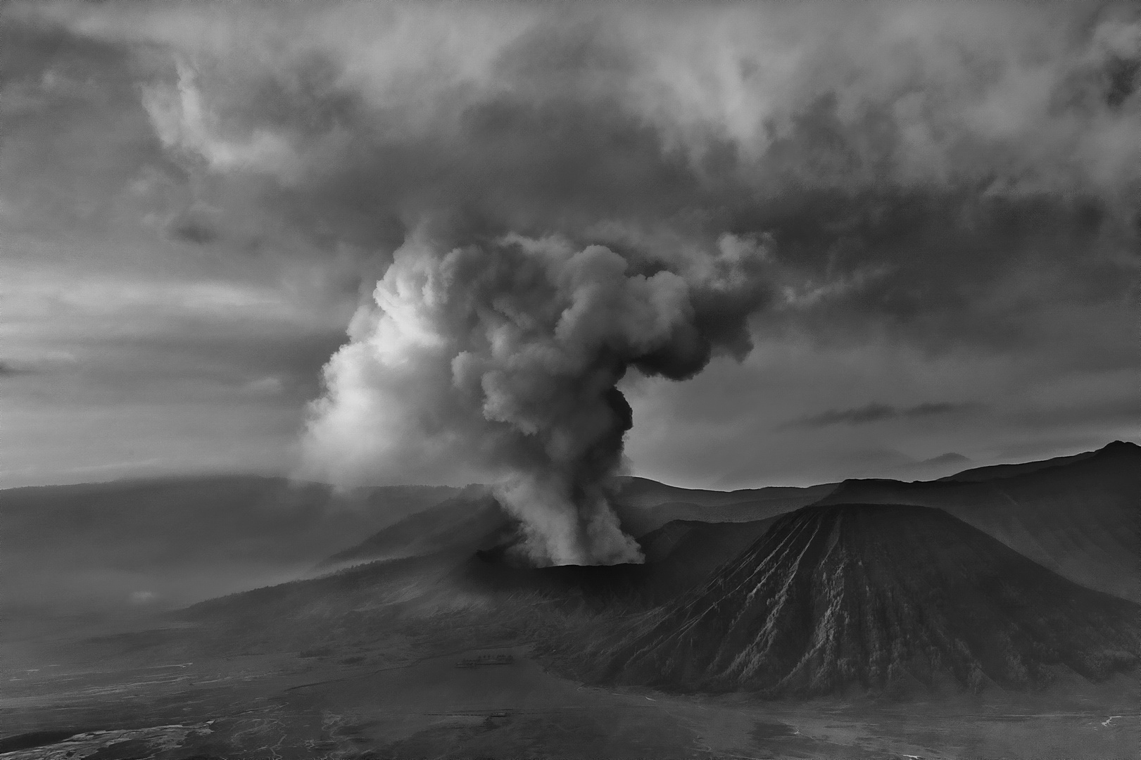 Vulkan Bromo in SW