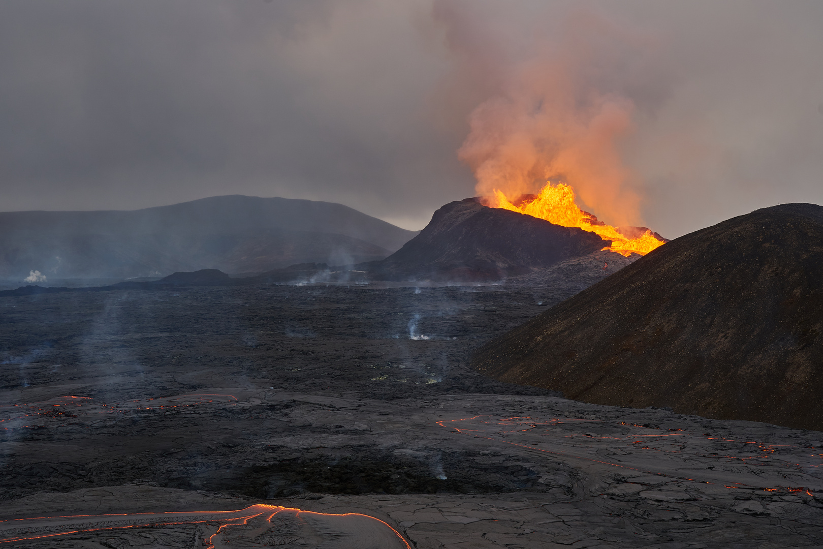 Vulkan Fagradallsfjall, Island