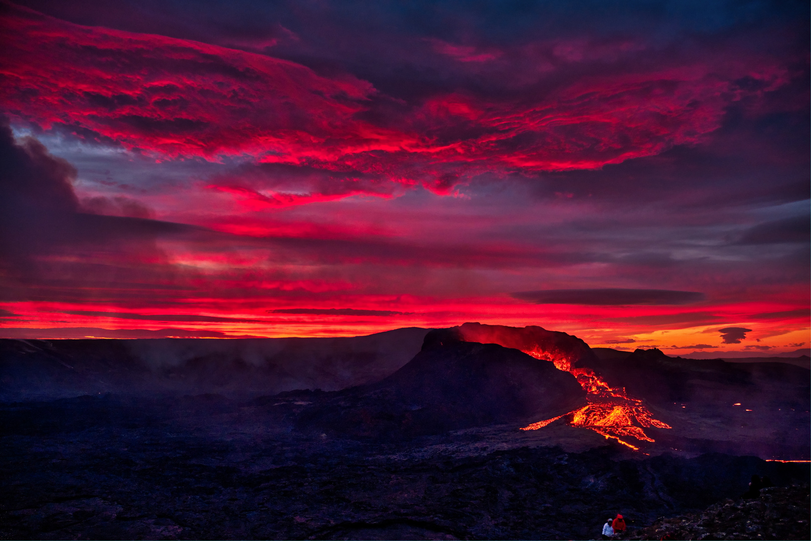 Vulkan Fagradalsfjall auf Island