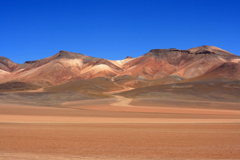 Vulkan Landschaft an den Bolivia Altiplanos