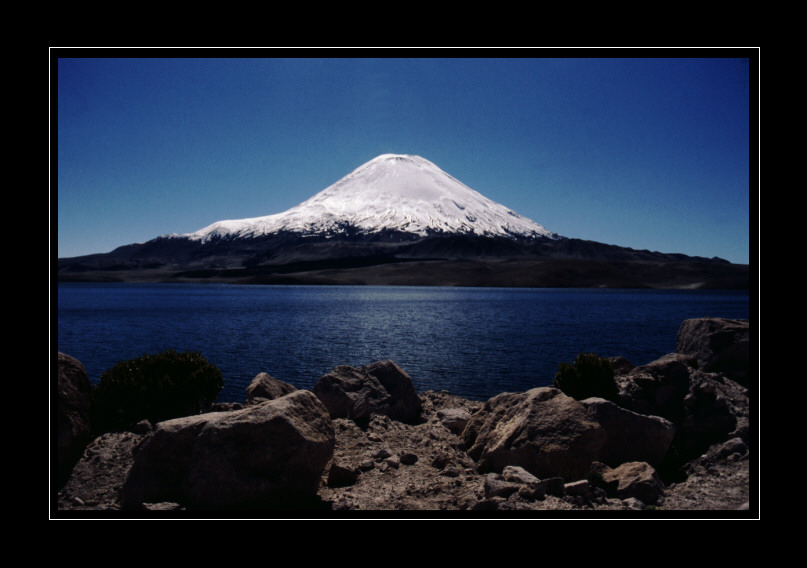 Vulkan Sajama am Lago Chungara