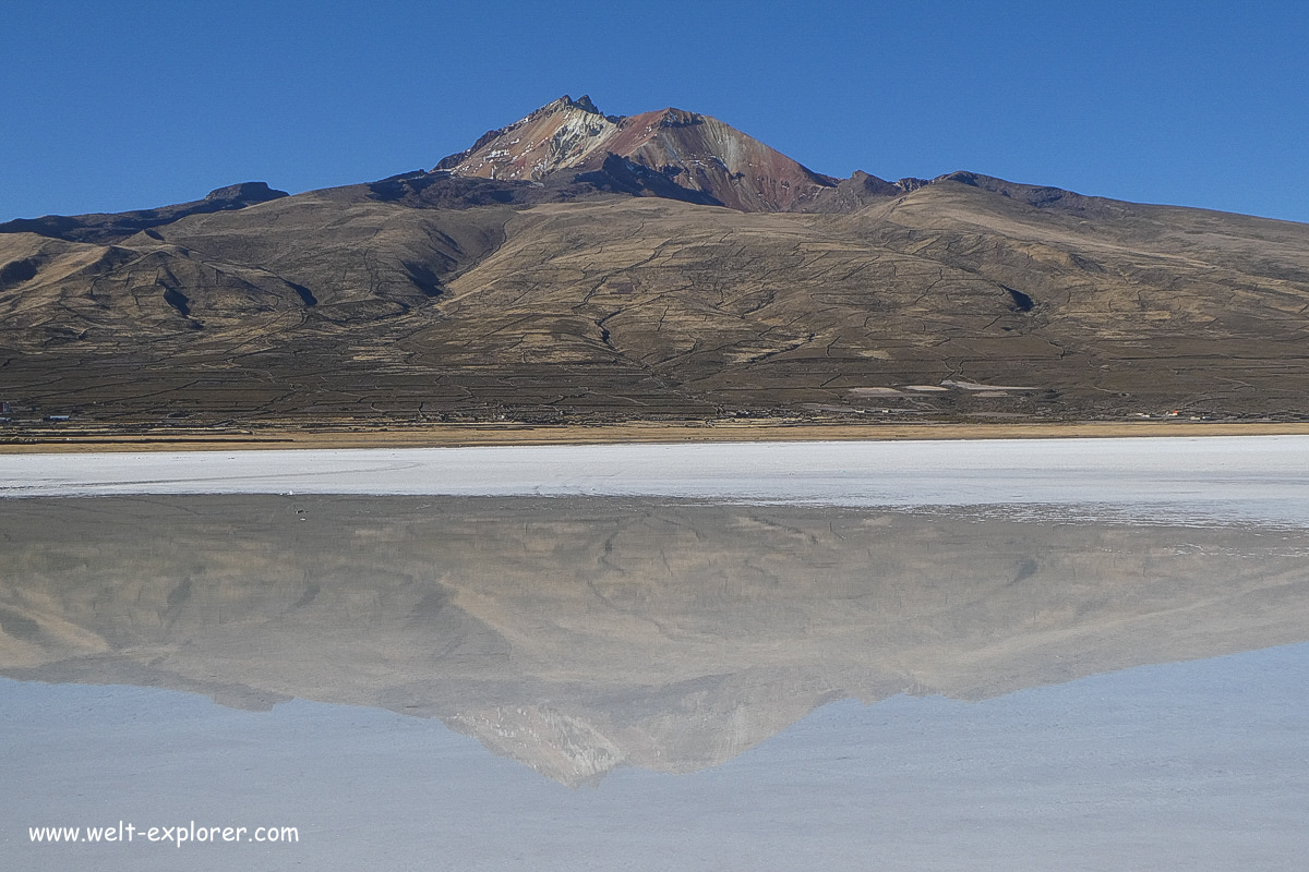 Vulkan Tunupa, Salzwüste Salar de Uyuni, Bolivien