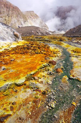 Vulkan White Island Neuseeland