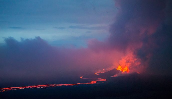 Vulkanausbruch am Bardarbunga / Holuhraun Spalteneruption