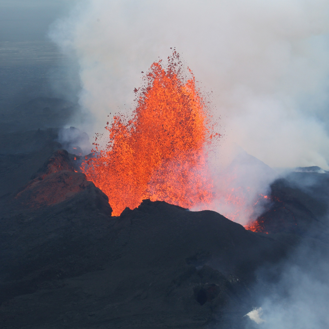 Vulkanausbruch am Bardarbunga / Holuhraun Spalteneruption 2