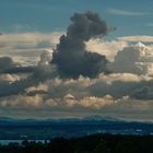 Vulkanausbruch am Himmel