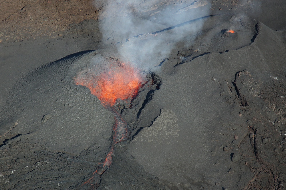 Vulkanausbruch am Piton de la Fournaise