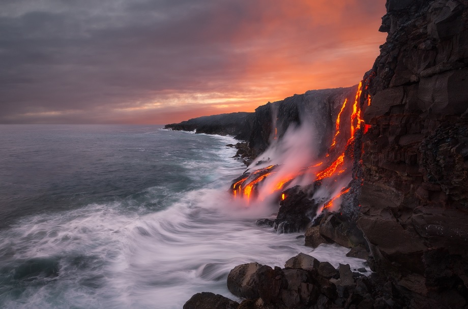 Vulkanausbruch, Hawaii