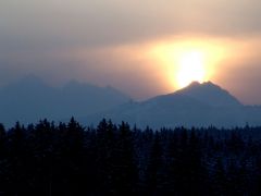 Vulkanausbruch in den Alpen