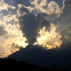 Vulkanausbruch in den Alpen