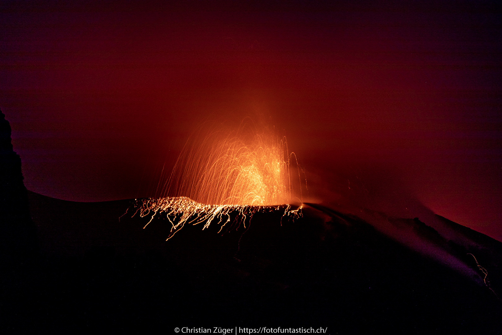 Vulkanausbruch von Stromboli