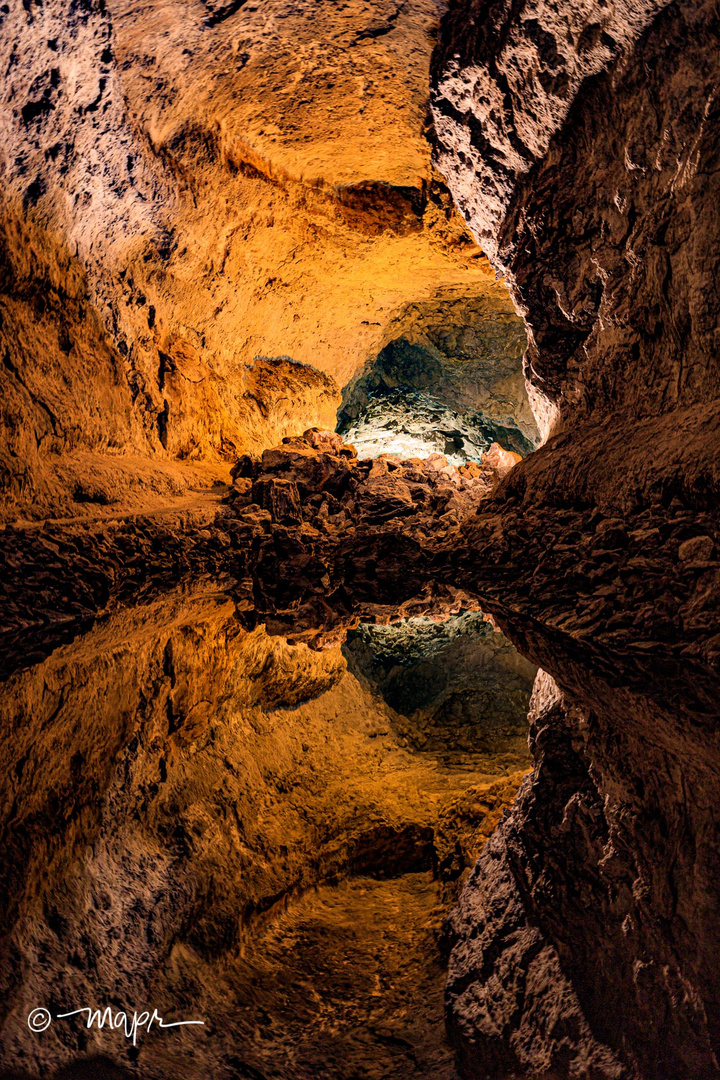 Vulkanhöhle Cueva de los Verdes