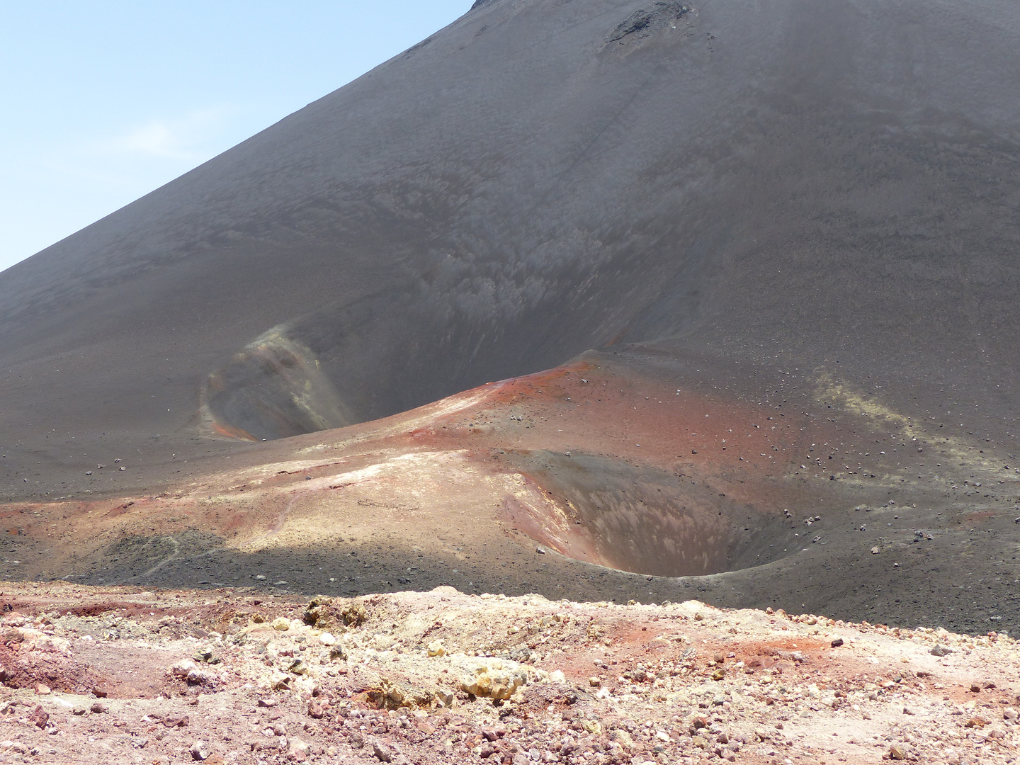 Vulkankrater am Pico de Fogo